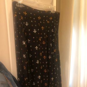 Trashy diva fleur de lis midi skirt